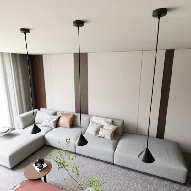 EMIBIG 1330/1 LAMPA WISZĄCA ELIT 1 BLACK