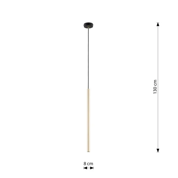 EMIBIG 1332/1 LAMPA WISZĄCA SELTER 1 GOLD