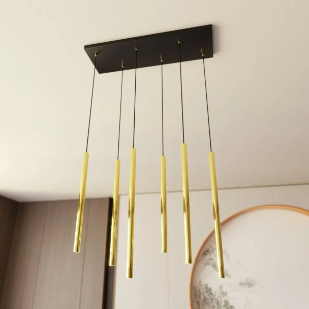 EMIBIG 1332/6 LAMPA WISZĄCA SELTER 6 GOLD