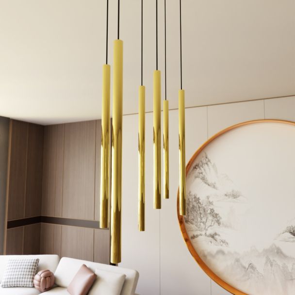 EMIBIG 1332/6 LAMPA WISZĄCA SELTER 6 GOLD