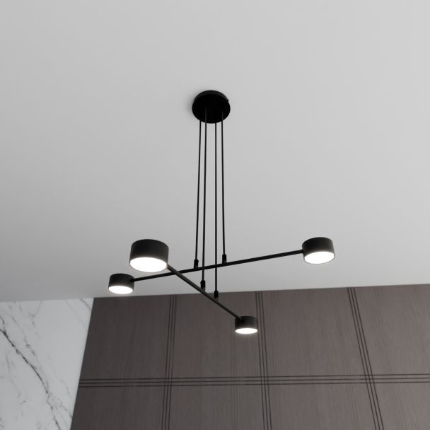 EMIBIG 1339/4 LAMPA WISZĄCA MODUS 4 BLACK