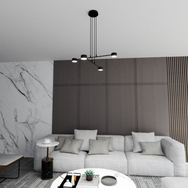 EMIBIG 1339/4 LAMPA WISZĄCA MODUS 4 BLACK