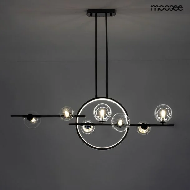 MOOSEE MSE010100346 MOOSEE lampa wisząca ALURE LINE TWIN 90 czarna