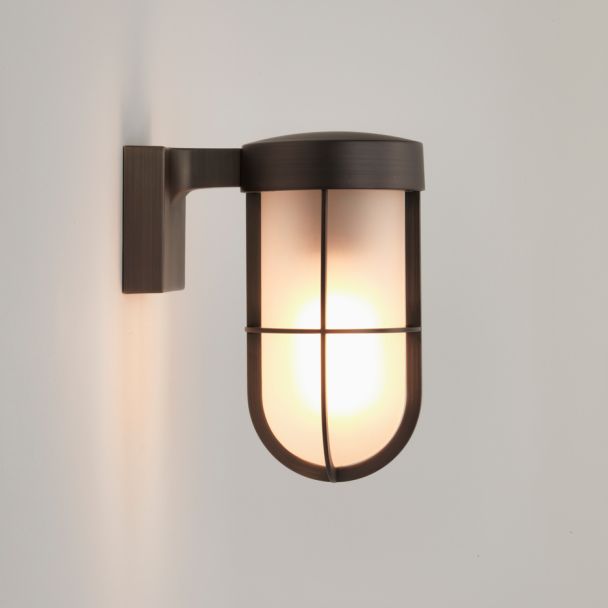 ASTRO 1368026 Cabin Wall Frosted lampa ścienna brązowy