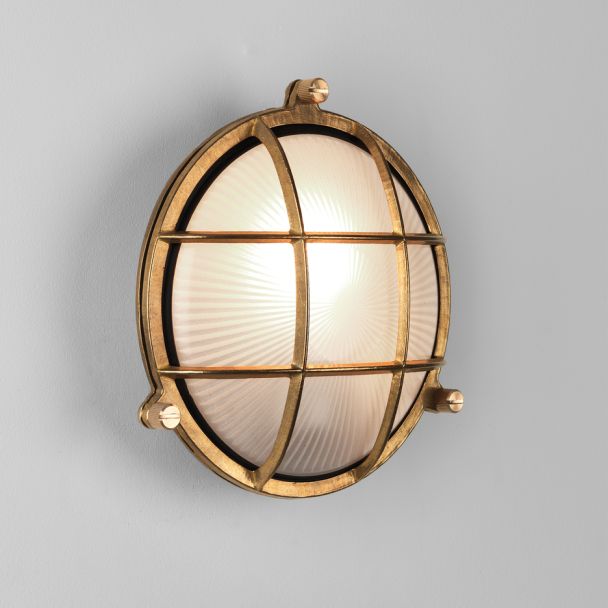 ASTRO 1376005 Thurso Round lampa ścienna mosiądz
