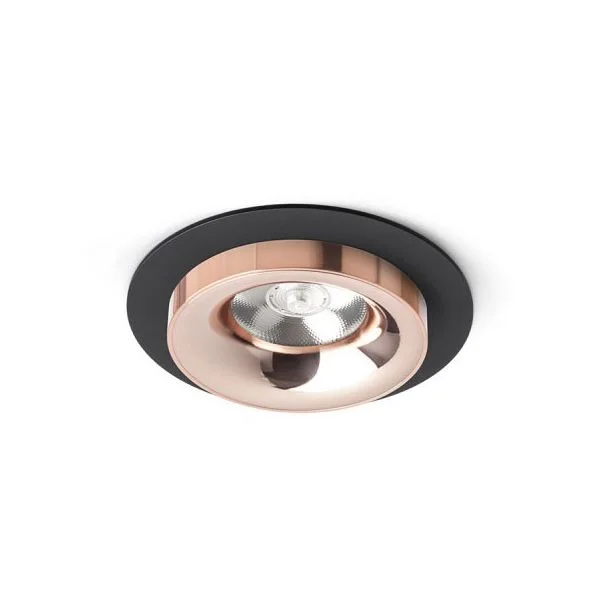 RENDL R13238 SHARM R I wpuszczana czarna miedź/miedź 230V LED 10W 24° 3000K