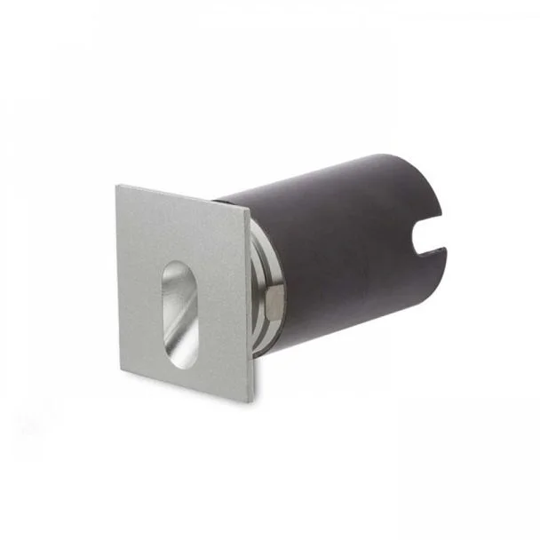 RENDL R12688 MEMPHIS SQ wpuszczana w ścianę srebrno-szara 230V LED 3W 60° 3000K