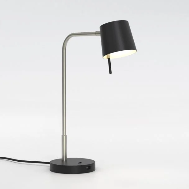ASTRO 1444007 Miura Desk USB lampa stołowa nikiel