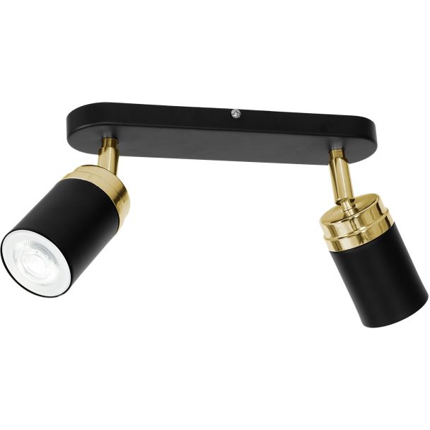 LUMINEX 5164 spot Reno black/gold 2