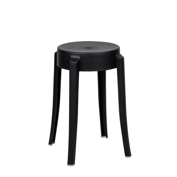 Modesto Design C1070.BLACK MODESTO stołek CALMAR 46 czarny - polipropylen