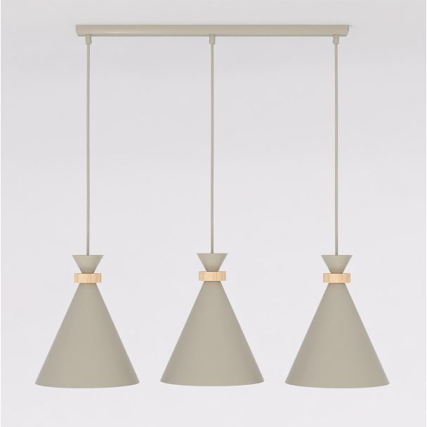 EMIBIG 1683/3 ZERO 3 MOKKA LAMPA WISZĄCA