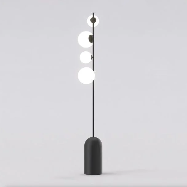 EMIBIG 1503/LP4 ETNO LP4 BLACK Lampa podłogowa