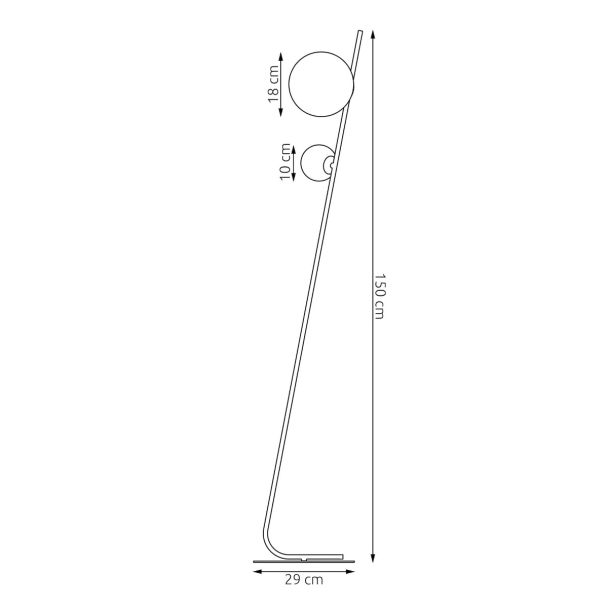 EMIBIG 1505/LP2 TATU LP2 WHITE Lampa podłogowa