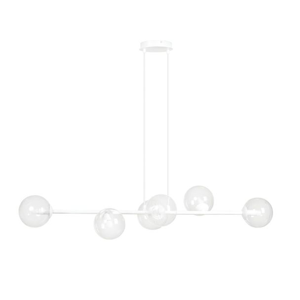 EMIBIG 877/6 LAMPA WISZĄCA ROSSI 6 WH TRANSPARENT