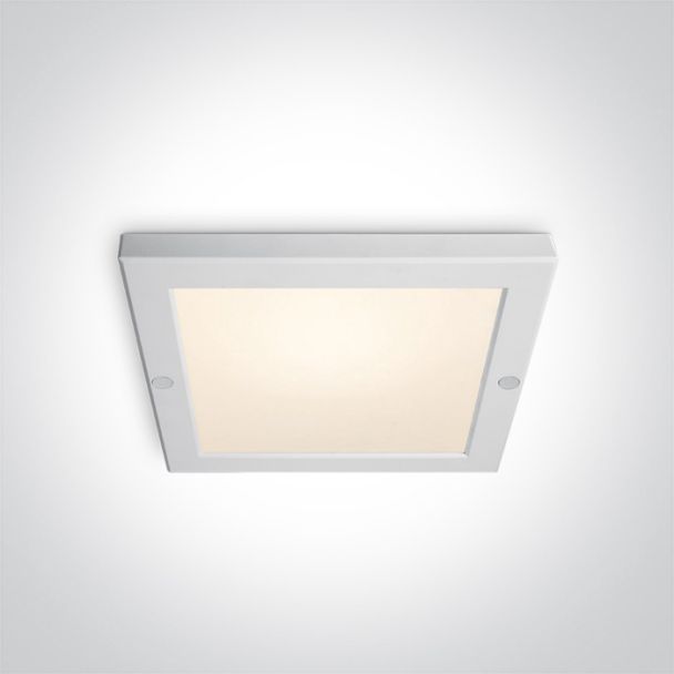 ONE LIGHT 62018AF/W/W Dolo biały plafon LED IP40 3000K 18W