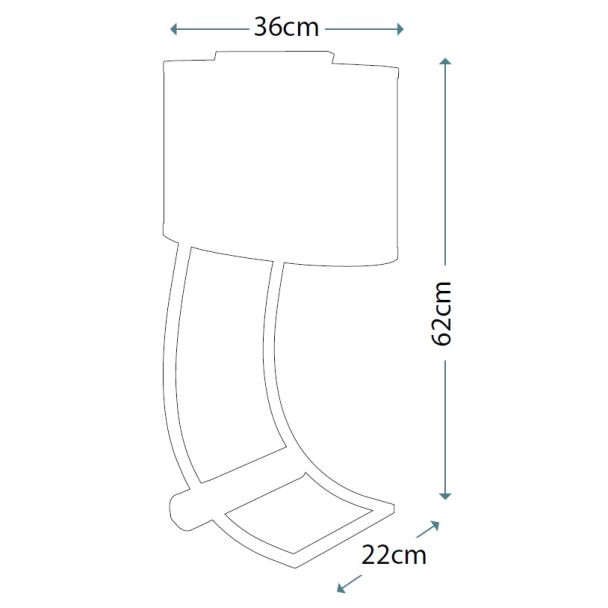 ELSTEAD LEX FE/LEX TL BS Table Lamp