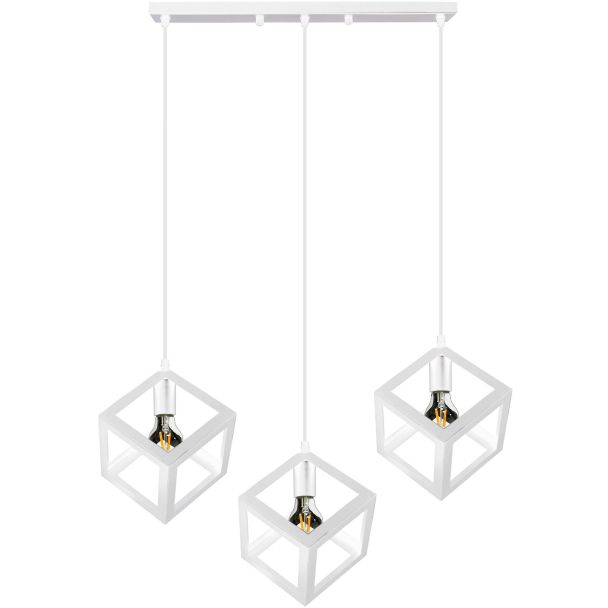 POLUX 312457 Lampa wisząca IL MIO SWEDEN 4486-3 3xE27 biały