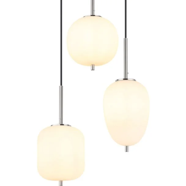 GLOBO 15345-3NO BLACKY I Lampa wisząca