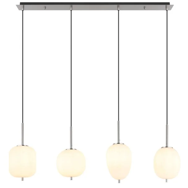 GLOBO 15345-4NO BLACKY I Lampa wisząca