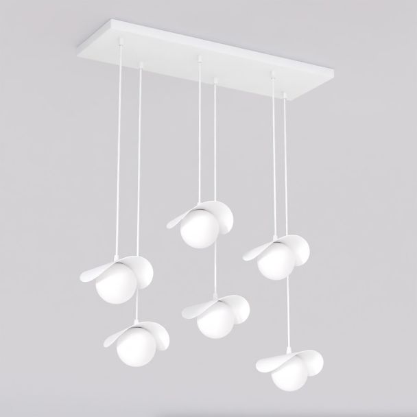 EMIBIG 1584/6 RITUAL 6 WHITE Lampa wisząca