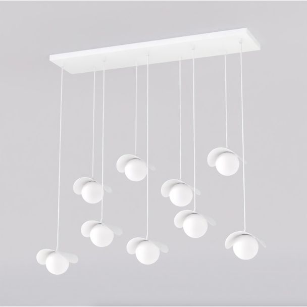 EMIBIG 1584/9 RITUAL 9 WHITE Lampa wisząca