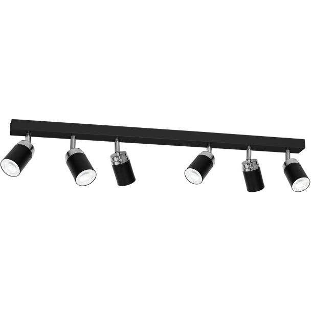 LUMINEX 5149 spot Reno black/chrome 6