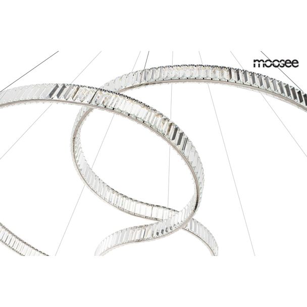 MOOSEE MSE1501100198 lampa wisząca WAVE 160A chrom