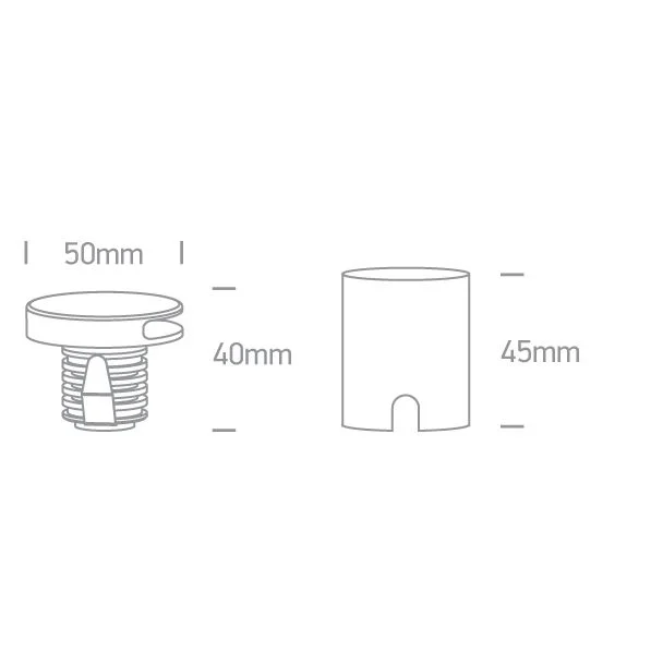 ONE LIGHT 68074/B/W Persena czarny wpust ścienny LED 3000K 2W 700mA IP65