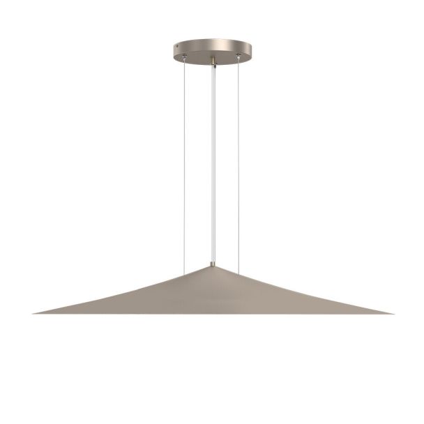 ANTIGO Lampa wisząca Brito 94 - Platyna mat (940 mm) 5069