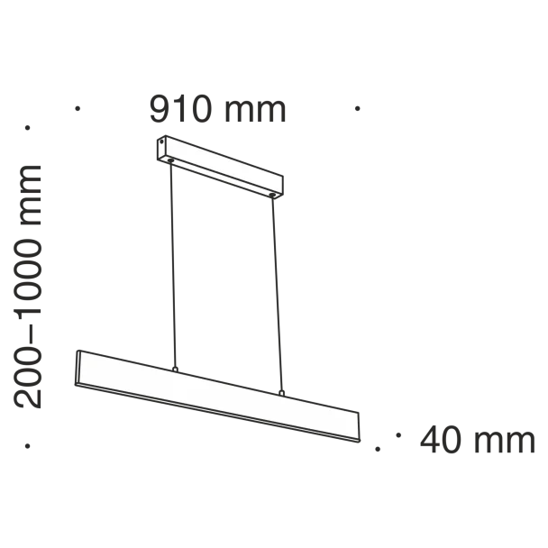 MAYTONI P010PL-L23B Pendant Step Pendant Lamp Black