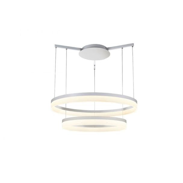 AZZARDO AZ1295 ZOLA 80/60 WHITE DECORATIVE LAMP