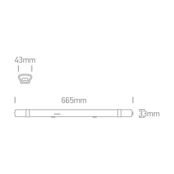 ONE LIGHT 38118LC/C Poros biała lampa przemysłowa LED IP65 4000Kia