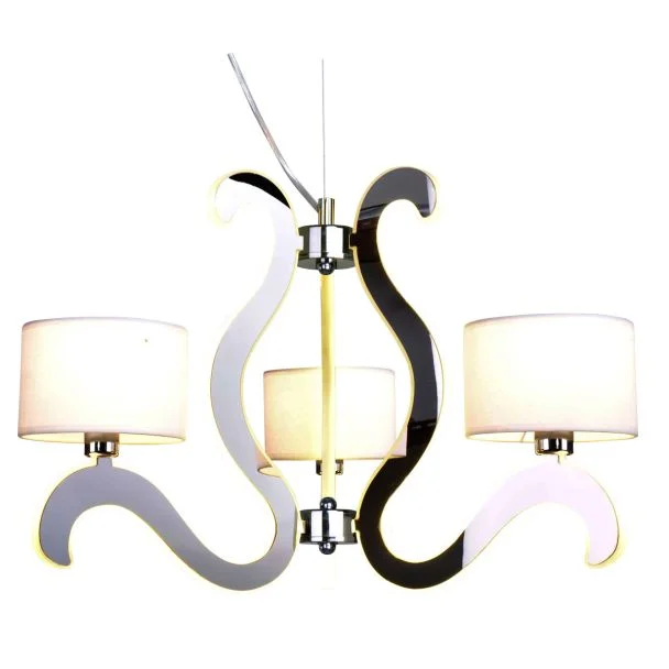 CANDELLUX 33-33895 AMBROSIA 1 ZWIS 3X40W E14 + 18,4W LED CHROM
