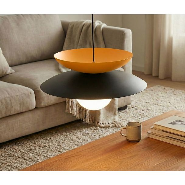 EMIBIG 1639/4 NAGOYA 1 BLACK/OR LAMPA WISZĄCA