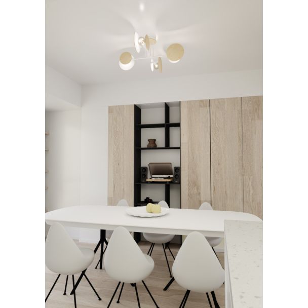 EMIBIG 174/4 LAMPA SUFITOWA ZITA 4 WHITE