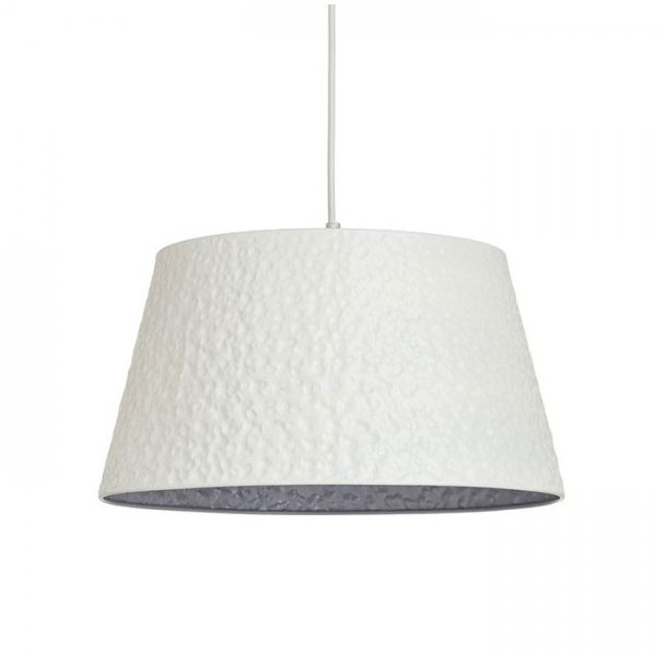 RENDL R13360 BUCKY 40 wisząca biała/szara metal 230V E27 28W