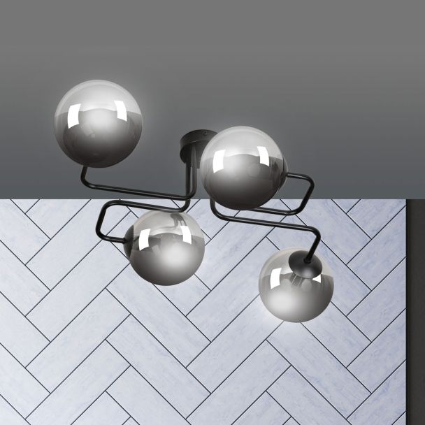 EMIBIG 832/4 LAMPA SUFITOWA BRENDI 4 BL GRAFIT