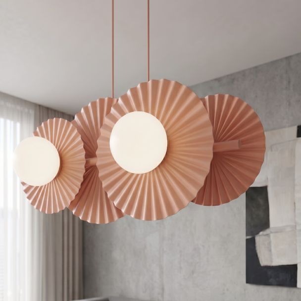 EMIBIG 1828/4 UMBRA 4 CORAL Lampa wisząca