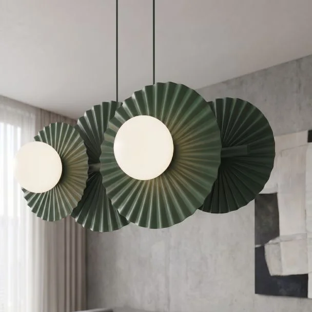 EMIBIG 1829/4 UMBRA 4 OLIVE GREEN Lampa wisząca