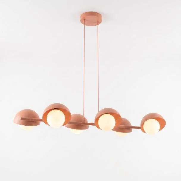 EMIBIG 1834/8 BOOM 6 CORAL Lampa wisząca