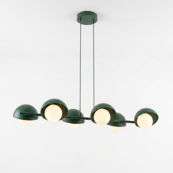 EMIBIG 1835/8 BOOM 6 OLIVE GREEN Lampa wisząca