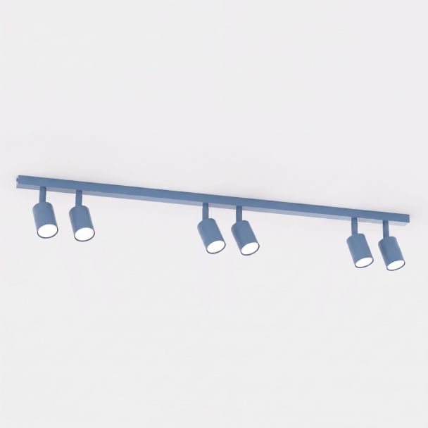 EMIBIG 1836/6 FLASH 6 DUSTY BLUE Lampa sufitowa