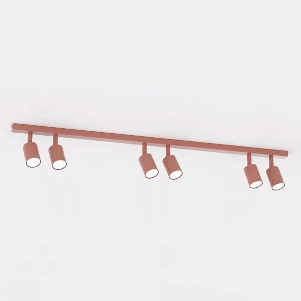 EMIBIG 1837/6 FLASH 6 CORAL Lampa sufitowa