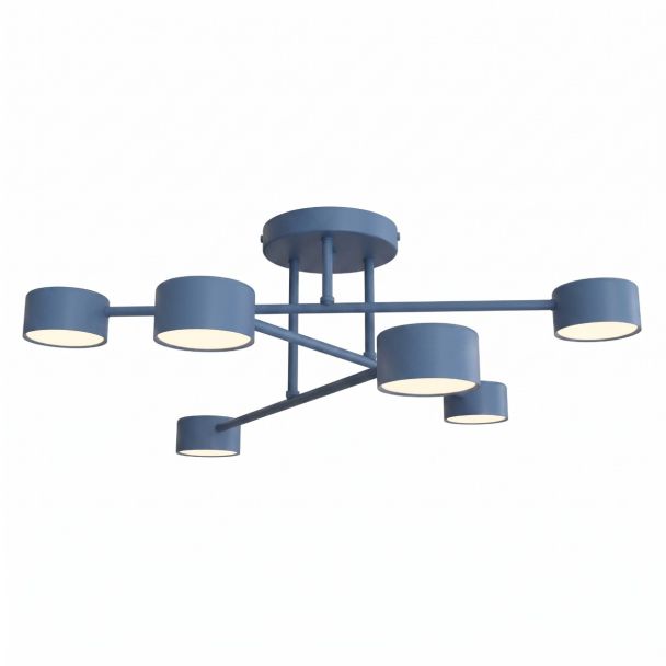 EMIBIG 1839/6 HALO 6 DUSTY BLUE Lampa sufitowa