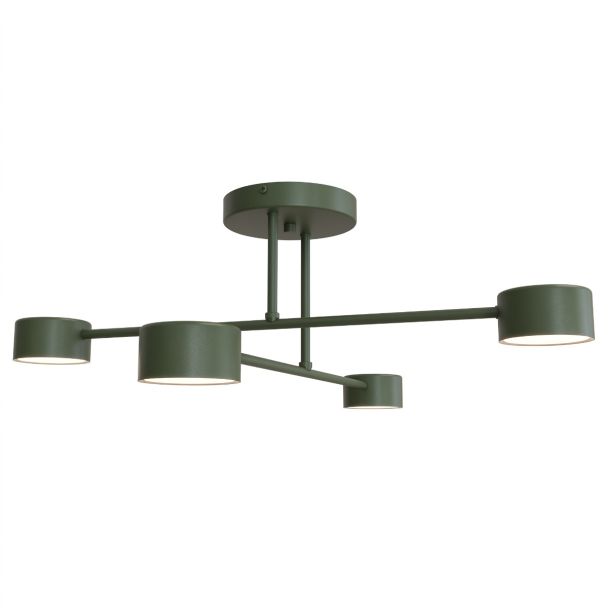 EMIBIG 1841/4 HALO 4 OLIVE GREEN Lampa sufitowa