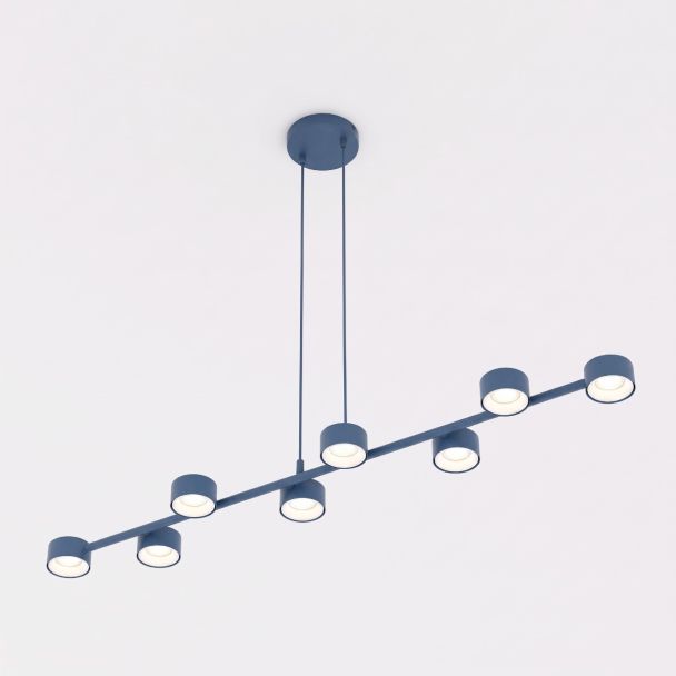 EMIBIG 1842/8 MEGARA 8 DUSTY BLUE Lampa wisząca