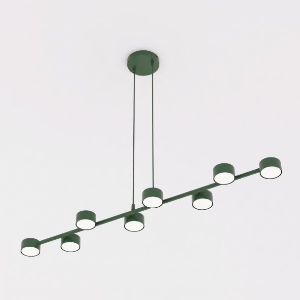EMIBIG 1844/8 MEGARA 8 OLIVE GREEN Lampa wisząca