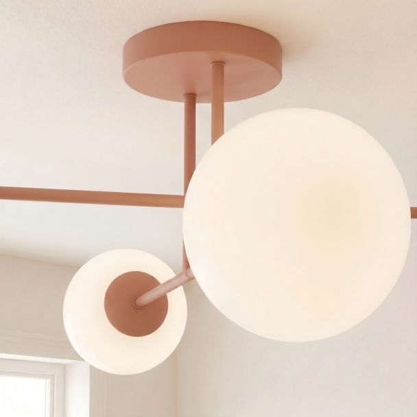 EMIBIG 1846/4 ROMA 4 CORAL OPAL Lampa sufitowa