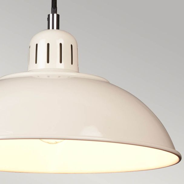 ELSTEAD Franklin FRANKLIN-P-CR 1 Light Pendant - Cream