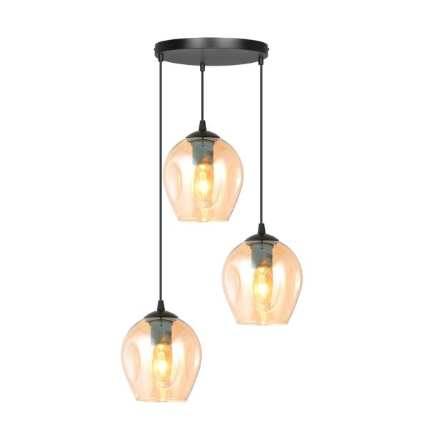 EMIBIG 681/3PREM LAMPA WISZĄCA ISTAR 3 BL PREMIUM MIODOWY